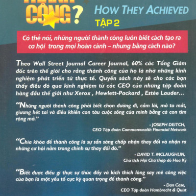 Vì Sao Họ Thành Công - Tập 2