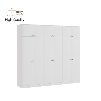 [Happy Home Furniture] ELEGANT, Tủ quần áo 2m4x2m2 , 240cm x 54cm x 220cm ( DxRxC), TCM_044