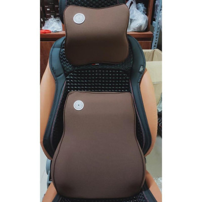 Bộ tựa đầu tựa lưng cao su non nguyên khối - bộ gối đầu tựa lưng trên ô tô