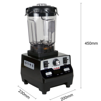 Sinh Tố Công Nghiệp Gali GL-1529B Dung tích 2 Lít, Motor 100% dây đồng đảm bảo độ bền bỉ, bảng điều khiển dạng cảm ứng, lưỡi dao bằng thép không gỉ. Hàng chính hãng bảo hành 24 tháng