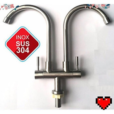 VÒI RỬA CHÉN ĐÔI INOX 304