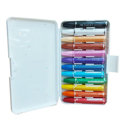 Faber-Castell-120063On-Bút Sáp Dầu - 12 Màu + Chuốt