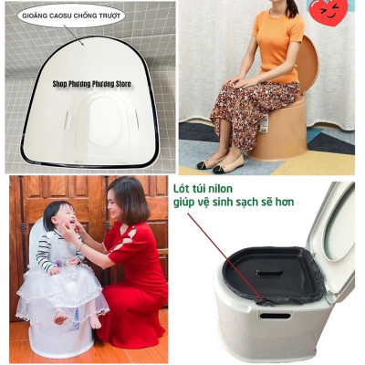 ✅ GHẾ BÔ VỆ SINH DI ĐỘNG – TIỆN LỢI, AN TOÀN CHO NGƯỜI GIÀ, BÀ BẦU & BỆNH NHÂN