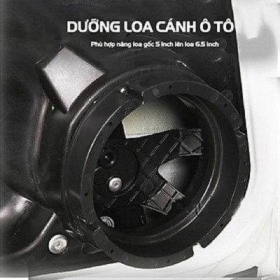 mặt dưỡng loa, đệm đế dưỡng loa ô tô cỡ 6.5inch =160mm phụ kiện độ loa cánh Volkswagen
