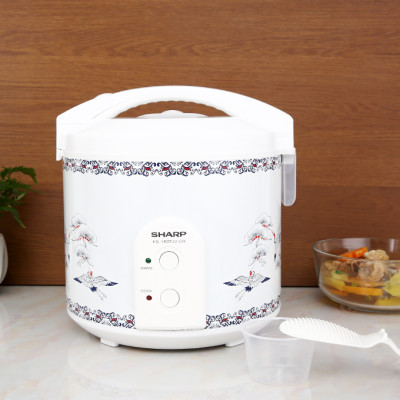 Nồi cơm điện nắp gài Sharp 1.8 lít KS-183TJV-CR - Hàng chính hãng