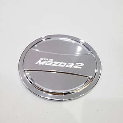 Ốp nắp bình xăng cho xe Mazda 2 mạ Crom