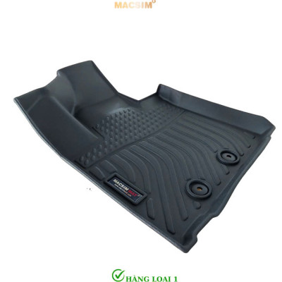 Thảm lót sàn (3 hàng ghế) Kia Sorento 2014  - 2020 Nhãn hiệu Macsim chất liệu nhựa TPE cao cấp màu đen
