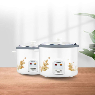 Nồi cơm điện nắp rời Toshiba 2.8 Lít RC-28MH1PV(G) - Chống dính - 1000W - Hàng chính hãng - Bảo hành 12 tháng