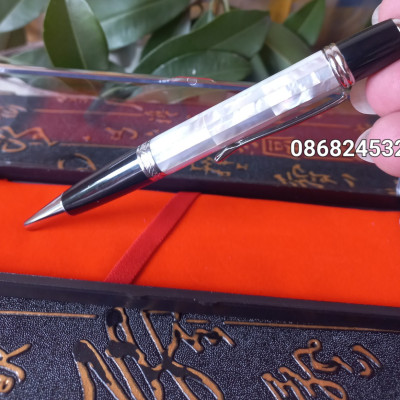 Bút bi ký viết phong cách lịch mãn đẳng cấp khảm xác trắng