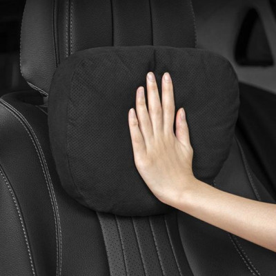 Gối tựa đầu ô tô nhiều lỗ thoáng khí và tựa lưng chất liệu da lộn mercedes maybach S-Class 2024