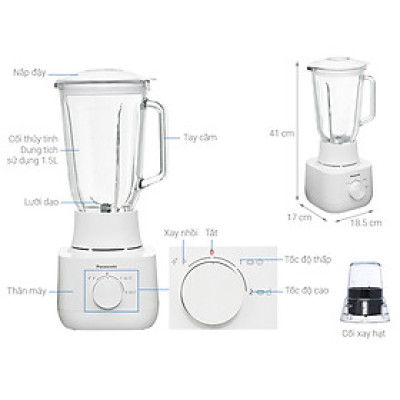 Máy xay sinh tố đa năng Panasonic MX-EG5311WRA- HÀNG CHÍNH HÃNG