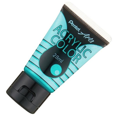 Tuýp Màu Vẽ Acrylic Pentel 28ml WA2-T157 - Metallic Green