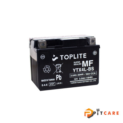 Bình Ắc Quy Toplite YTX4L-BS 12V 3.5Ah Chính Hãng Bảo Hành 6 Tháng