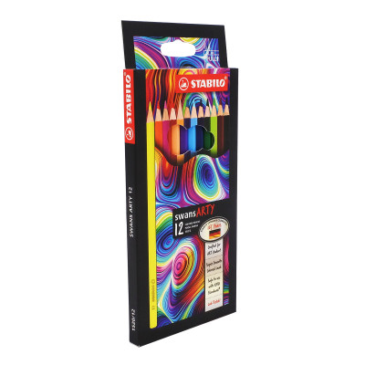 Hộp bút chì màu STABILO Swans Arty CLA - Hộp 24 màu (CLA-24)