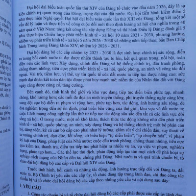 Sách Quy Định Thi Hành Điều Lệ Đảng năm 2025 - V2536D