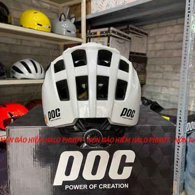 Nón POC 07 Mái Che Trắng