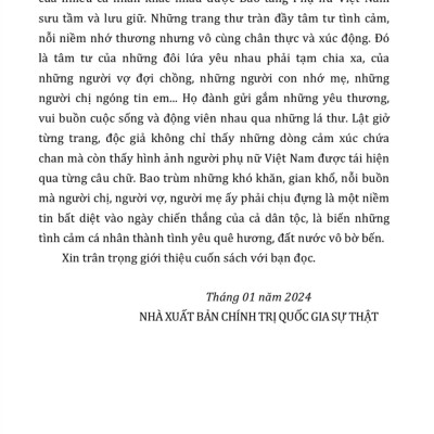 Phụ nữ Việt Nam có một thời như thế (bản in 2024)