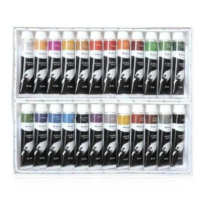 Bộ 24 Màu Vẽ Acrylic Renaissance 12 ml