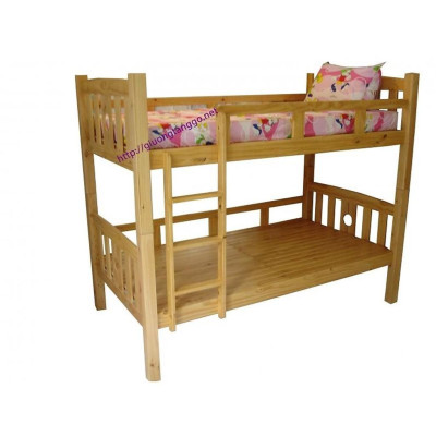 Giường 2 Tầng Nhật Ninja Gỗ Tự Nhiên Chịu Lực Tốt Và Vạt Giường Khít- TN