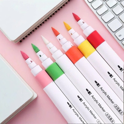 Bút Màu Acrylic Marker 60 Màu – Màu Sắc Tươi Sáng, Vẽ Được Trên Mọi Chất Liệu, Chồng Màu Dễ Dàng - HÀNG CHÍNH HÃNG MINIIN