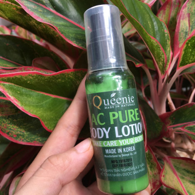 Sữa dưỡng thể Queenie trải nghiệm dưỡng da mịn màng, căng bóng 50ml - Mỹ Phẩm Hàn Quốc