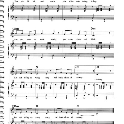 Thực Hành Đệm Piano - Chủ Đề: Ca Khúc Thiếu Nhi (Phần 1)