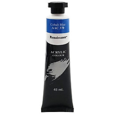 Tuýp Màu Acrylic 45 ml - Renaissance #370 - Cobalt Blue
