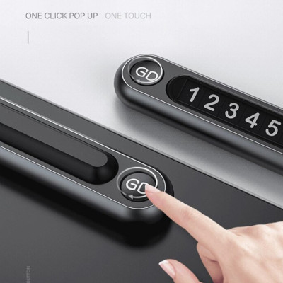 Bảng số liên hệ gắn trên táp lô cao cấp trên ô tô