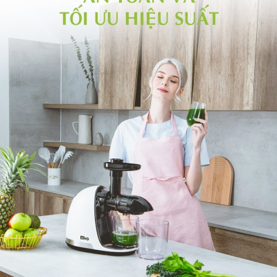 Máy Ép Hoa Quả Olivo SJ22 - Máy Ép Trục Ngang Cao Cấp - Công Suất 150W - Thương Hiệu Mỹ - Hàng Chính Hãng