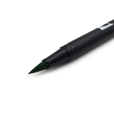 Bút lông cọ hai đầu Tombow ABT Dual Brush Pen - Brush/ Bullet - Red (905)