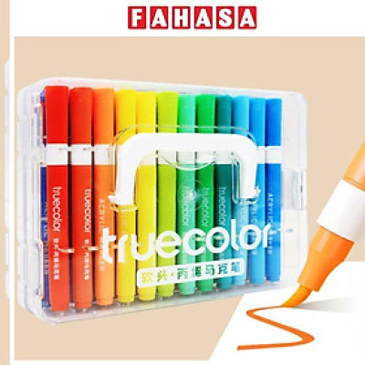 Hộp 24 Bút Lông Màu Acrylic Marker - Truecolor ZCA0628_24