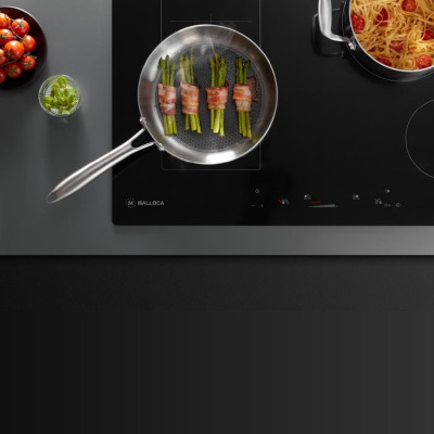 Bếp từ 4 vùng nấu Malloca MH-04I BM - Hiệu ứng Metalic Black độc đáo - Hàng Chính Hãng