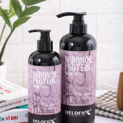 Bội đôi Dầu gội & xả giúp tóc siêu mềm mượt và sạch gàu DELOFIL