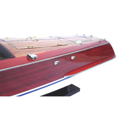 Mô hình cano RIVA COSARO cao cấp, mô hình gỗ tự nhiên, làm quà tặng sang trọng 1st FURNITURE