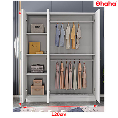 Tủ Quần Áo Gỗ Công Nghiệp Hiện Đại Ohaha - HĐ005