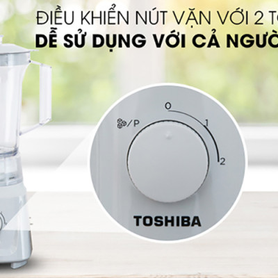 Máy Xay Sinh Tố Toshiba MX-60T(H) (600W - 1.5 Lít) - Hàng Chính Hãng