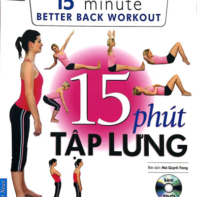 Sách Lò Xo - 15 Phút Tập Lưng (Kèm 1 DVD)