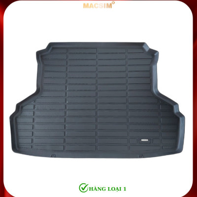 Thảm lót cốp xe ô tô Toyota Yaris 2023+ nhãn hiệu Macsim chất liệu TPE cao cấp màu đen