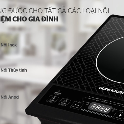 Bếp Hồng Ngoại Sunhouse SHD6011 (2000W) - Đen- hàng chính hãng