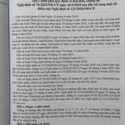 Sách Luật Quản lý Thuế – Quy Định Mới Về Quản Lý, Sử Dụng Hóa Đơn, Chứng Từ, Xử Phạt Vi Phạm hành Chính Về Thuế, Hóa Đơn (V2544D)