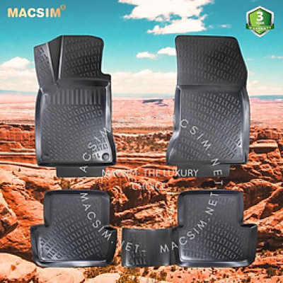Thảm lót sàn ô tô nhựa TPU Silicon Mercedes GLA 2014-2019 first generation (X156) Nhãn hiệu Macsim