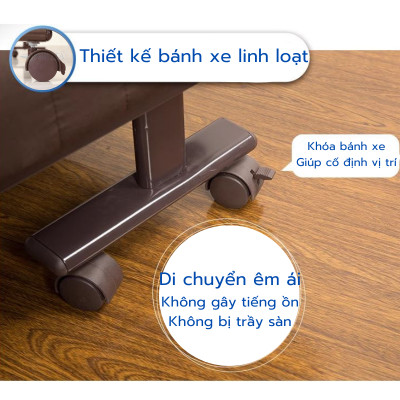 Giường gấp nâng đầu tự động 5 cấp độ hỗ trợ trào ngược dạ dày, khung thép chắc chắn, đệm dày êm, chính hãng Nikita