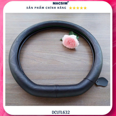 Bọc vô lăng cao cấp Macsim mã DCUT L632 chất liệu da thật - Khâu tay 100%