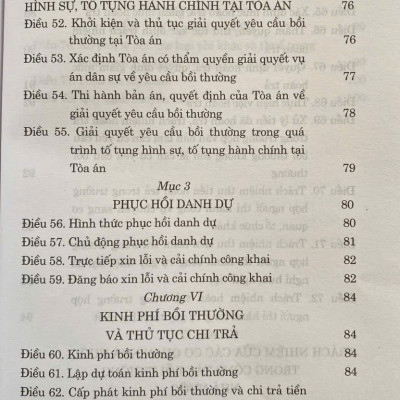 Luật Trách Nhiệm Bồi Thường Của Nhà Nước (Hiện Hành)