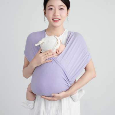 [Cao Cấp - Màu Lavender] Địu Vải Em Bé Sling Baby Sling Flex/Flex Plus Dễ Địu Êm Vai An Toàn Cho Bé 0–24 Tháng