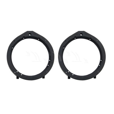 Combo Dưỡng loa cánh Honda loại 1 mẫu viền dày kèm giắc nối tiếp viền loa cánh Honda 6.5 inch (16cm)