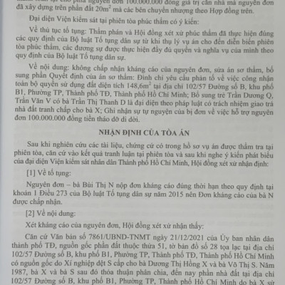 Tuyển tập các bản án của Tòa án nhân dân cấp cao về dân sự và tố tụng dân sự