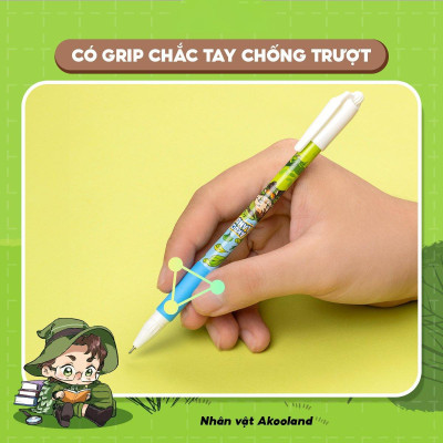 Bút Gel 0.5 mm - Nhân Vật Akooland Tahi - Thiên Long Gel-012/AK - Mực Xanh