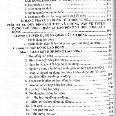 Bộ luật Lao động và Hệ thống thang bảng lương, phụ cấp, chế độ tiền lương, tiền thưởng đối với người hưởng lương làm việc