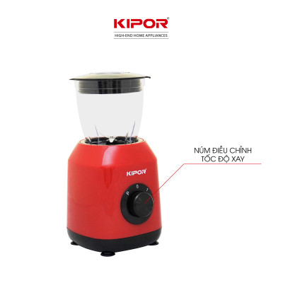 Máy xay sinh tố KIPOR KP-S306  - Lưỡi thép chống ăn mòn siêu bền - Tặng kèm 3 cối 0,2L, 0,5L, 1,5L - Tự ngắt chống quá tải - Hàng chính hãng